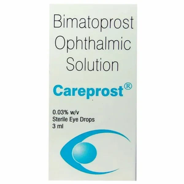 0.03 % W/v Careprost Bimatoprost Ophthalmic Solution 0.03% in the NexCure Health pharmaceutical catalogue