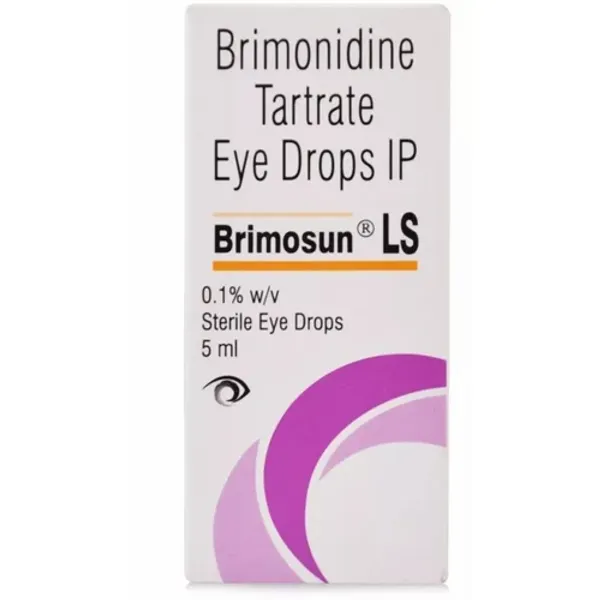 0.1 % W/v Brimosun Ls Brimonidine Tartrate Eye Drops IP 0.1% in the NexCure Health pharmaceutical catalogue