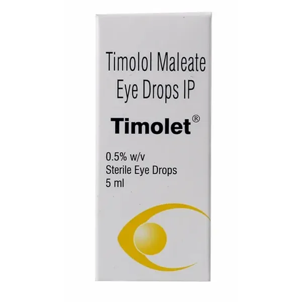 0.5 % W/v Timolet Timolol Maleate Eye Drops IP 0.5% in the NexCure Health pharmaceutical catalogue