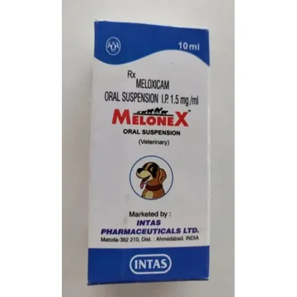 1.5mg Melonex Meloxicam Oral Suspension BP 1.5mg in the NexCure Health pharmaceutical catalogue
