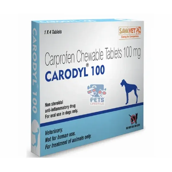 100mg Carodyl Carprofen Chewable Tablets 100mg in the NexCure Health pharmaceutical catalogue