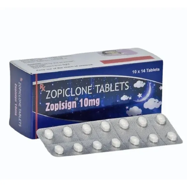 10mg Zopisign Zopiclone Tablets 10mg in the NexCure Health pharmaceutical catalogue