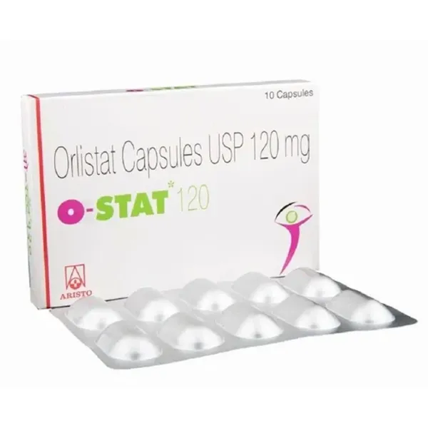 120mg O-Stat Orlistat Capsules USP 120mg in the NexCure Health pharmaceutical catalogue