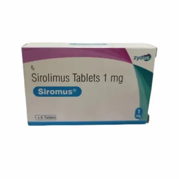 1mg Siromus Sirolimus Tablets 1mg in the NexCure Health pharmaceutical catalogue