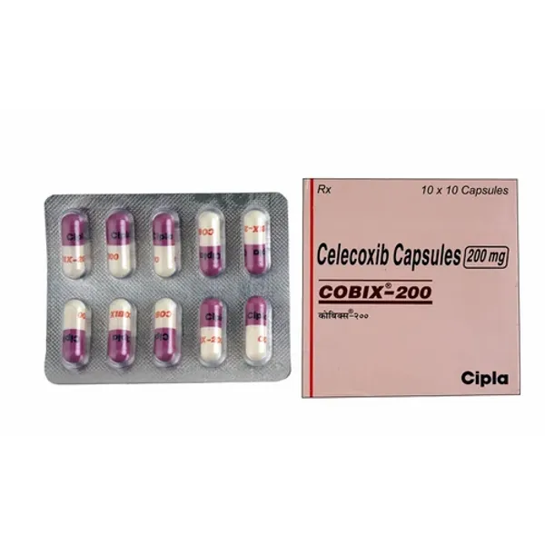 200mg Cobix Celecoxib Capsules 200mg in the NexCure Health pharmaceutical catalogue