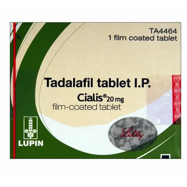 20mg Cialis Tadalafil Tablets IP 20mg pharmaceutical product details from NexCure Health