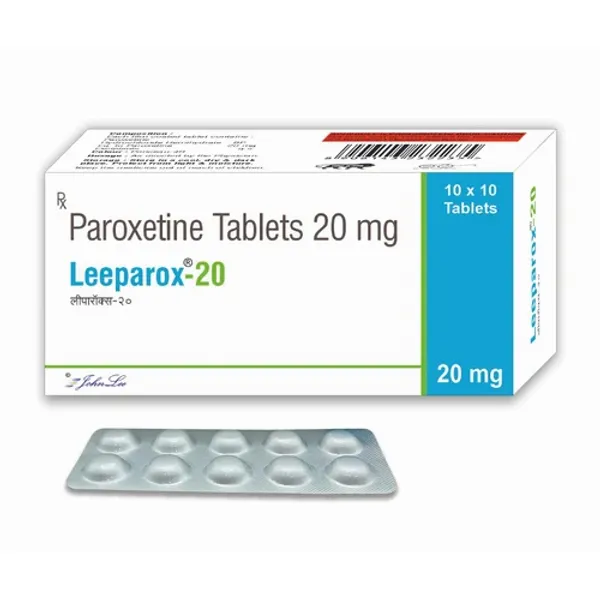 20mg Leeprox Paroxetine Tablets 20mg in the NexCure Health pharmaceutical catalogue