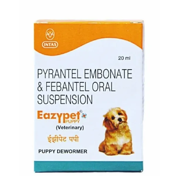 20ml Eazypet Pyrantel Embonate and Febantel Oral Suspension 20ml in the NexCure Health pharmaceutical catalogue