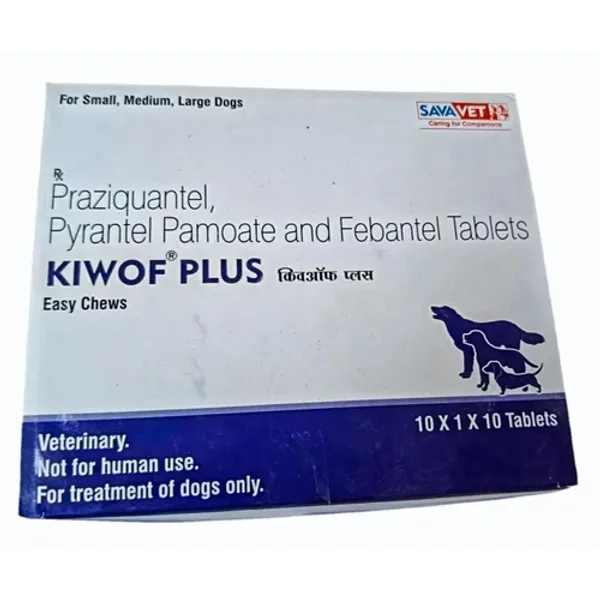 344mg Kiwof Plus Praziquantel, Pyrantel Pamoate And Febantel Tablets 344mg in the NexCure Health pharmaceutical catalogue