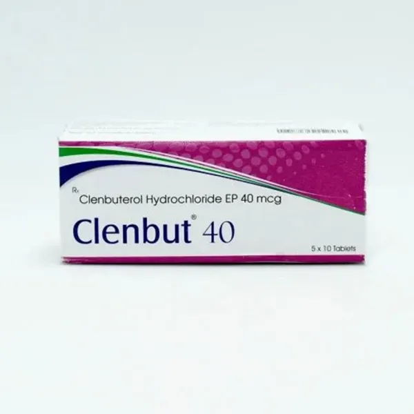 40mcg Clenbut Clenbuterol Hydrochloride Tablets EP 40mcg pharmaceutical product details from NexCure Health