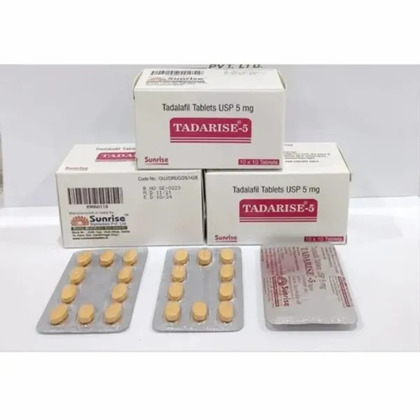 5mg Tadarise Tadalafil Tablets USP 5mg pharmaceutical product details from NexCure Health