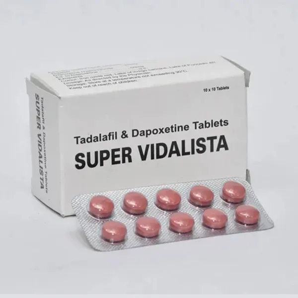 80mg Super Vidalista Tadalafil and Dapoxetine Tablets 80mg pharmaceutical product details from NexCure Health