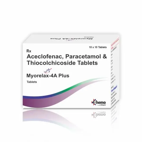 Aceclofenac Paracetamol Thiocolchicoside Tablets in the NexCure Health pharmaceutical catalogue