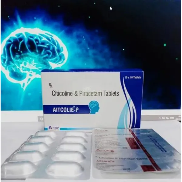Aitcolie P Citicoline500MG+Piracetam400MG 500MG in the NexCure Health pharmaceutical catalogue