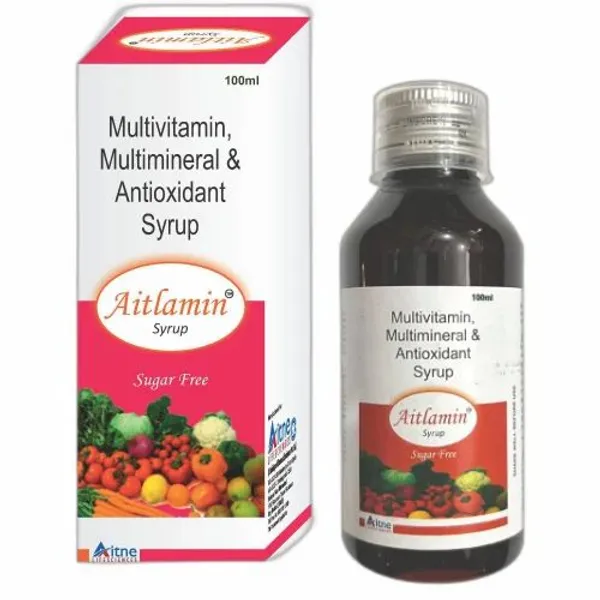 Aitlamin Syrup 100 Multivitamin,Multimineral And Antioxidant Syrup in the NexCure Health pharmaceutical catalogue
