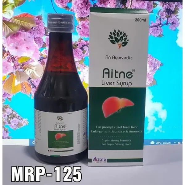 Aitne Ayurvedic Liver Syrup in the NexCure Health pharmaceutical catalogue