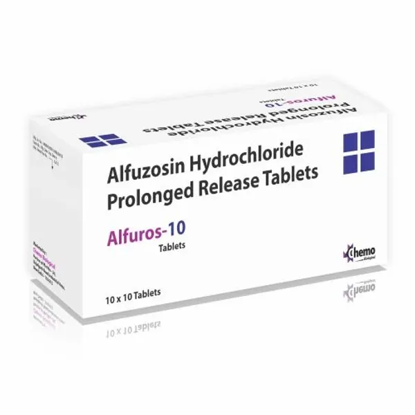 Alfuzosin 10mg Extended Release Tablets 10mg in the NexCure Health pharmaceutical catalogue