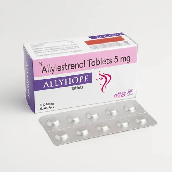 Allyhope Allylestrenol Tablets 5 mg 5 mg in the NexCure Health pharmaceutical catalogue