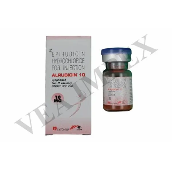 Alrubicin 10mg Epirubicin Injection 10mg in the NexCure Health pharmaceutical catalogue
