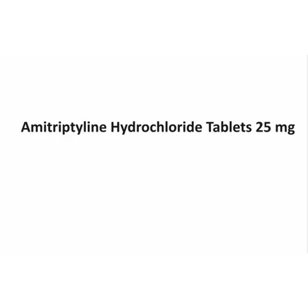 Amitriptyline Hydrochloride Tablets 25 mg 25 mg in the NexCure Health pharmaceutical catalogue