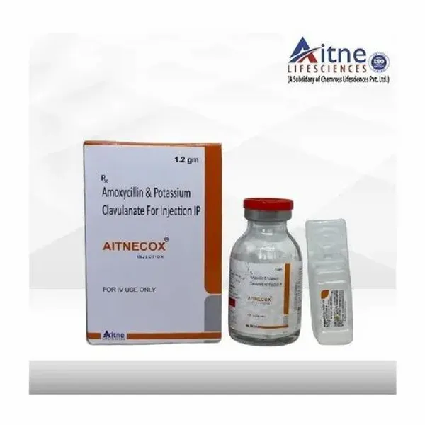 Amoxicillin & Potassium Clavulanate Injection IP in the NexCure Health pharmaceutical catalogue
