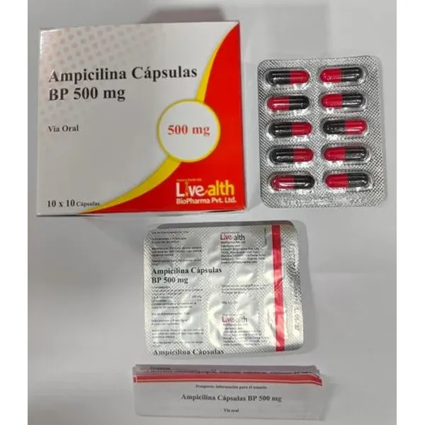 Ampicillin Capsules 500 Mg 500 Mg in the NexCure Health pharmaceutical catalogue