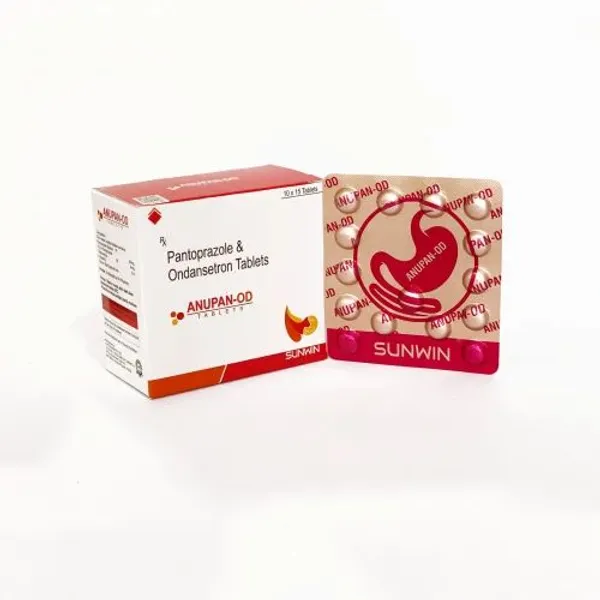 Anupan-OD Pantoprazole & Ondansetron Tablets in the NexCure Health pharmaceutical catalogue