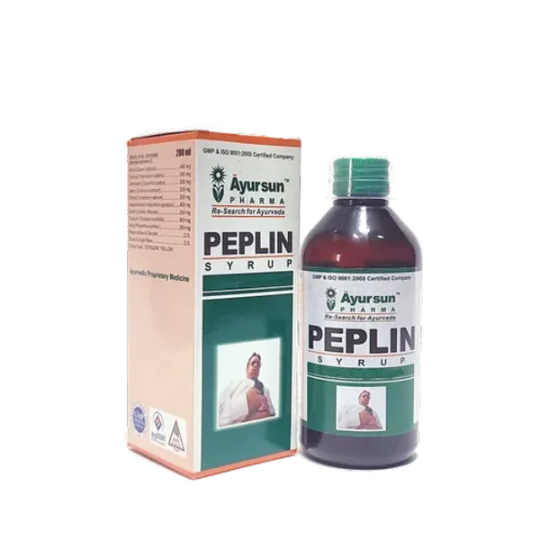 Ayurvedic Digestive Tonic - Ayursun Peplin Syrup pharmaceutical product details from NexCure Health