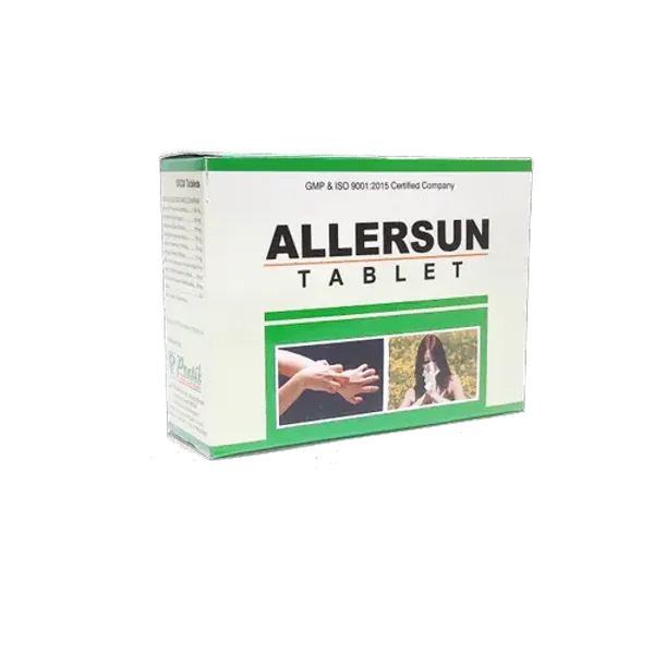 Ayurvedic Herbal Anti Allergic Tablet - Allersun Tablet in the NexCure Health pharmaceutical catalogue