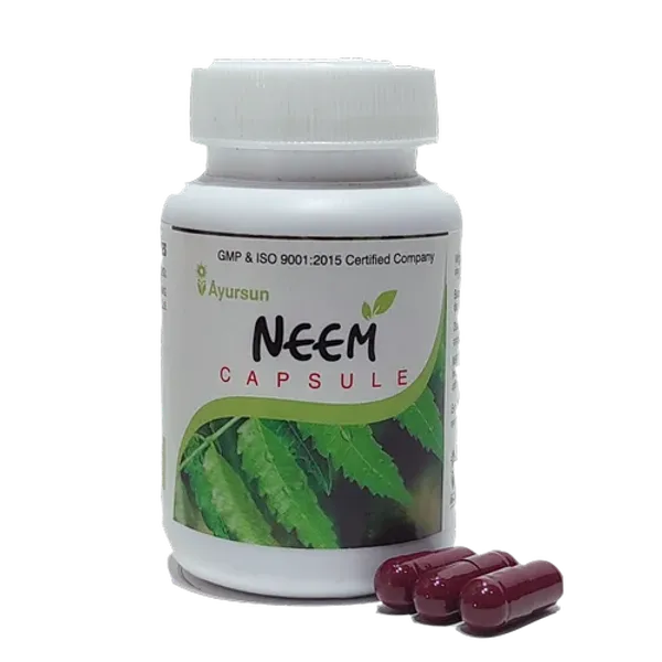 Ayurvedic Herbal Capsule For Anti Bacterial - Ayursun Neem Capsule in the NexCure Health pharmaceutical catalogue