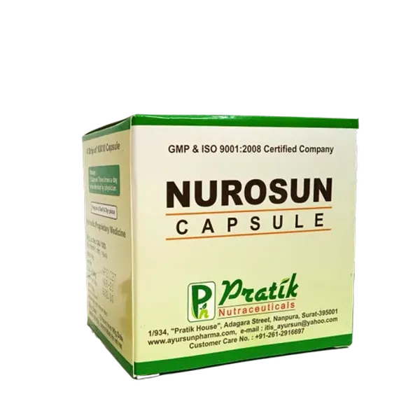 Ayurvedic Herbal Capsule For Neurological Disorders - Nurosun Capsule in the NexCure Health pharmaceutical catalogue