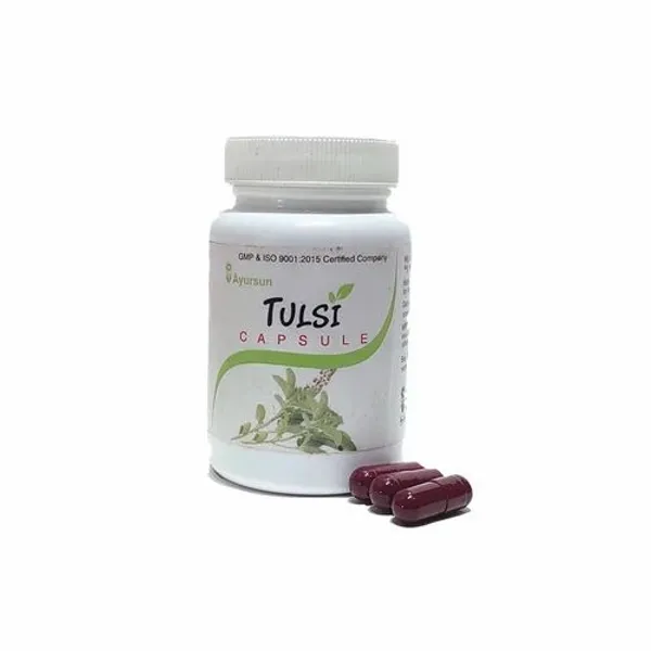 Ayurvedic Herbal Capsule For Respiratory Infection - Ayursun Tulsi Capsule in the NexCure Health pharmaceutical catalogue