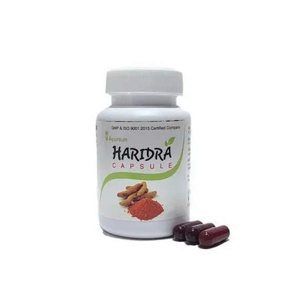 Ayurvedic Herbal Capsule For Skin Allergies - Ayursun Haridra Capsule in the NexCure Health pharmaceutical catalogue