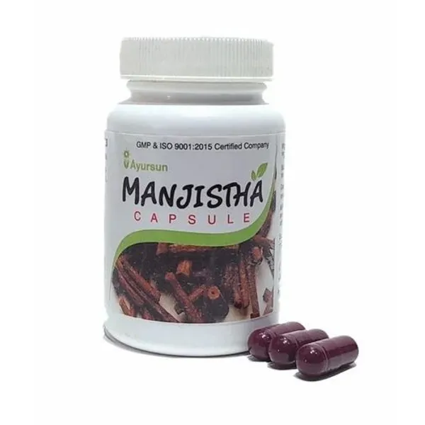 Ayurvedic Herbal Skin Care Capsule - Ayursun Manjistha Capsule in the NexCure Health pharmaceutical catalogue
