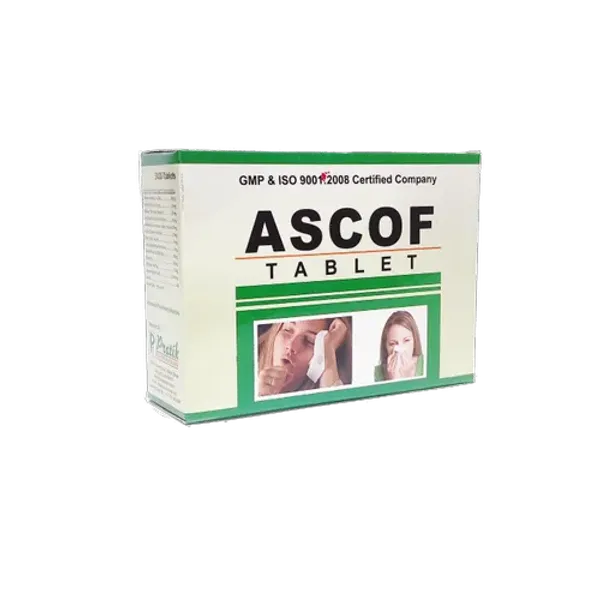 Ayurvedic Herbal Tablet For Respiratory Disorder - Ascof Tablet in the NexCure Health pharmaceutical catalogue
