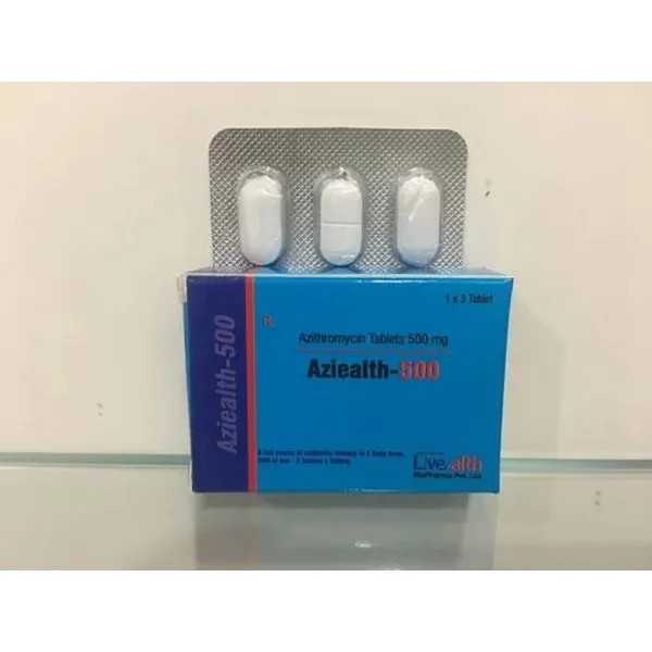Azithromycin 500 mg Tablet USP 500 mg in the NexCure Health pharmaceutical catalogue