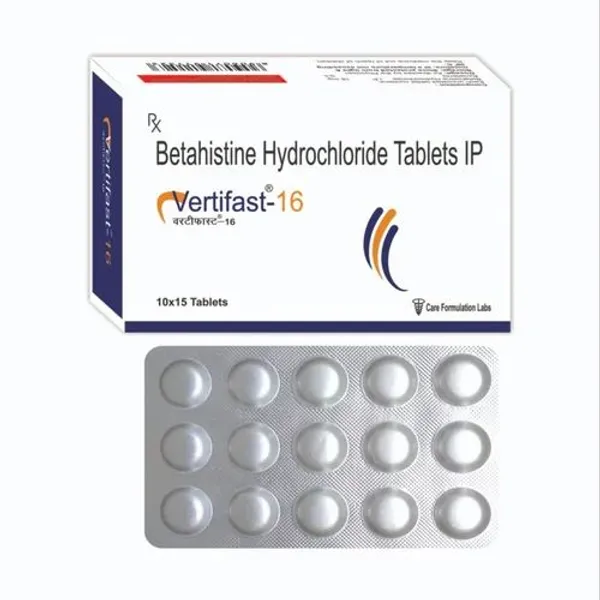 Betahistine Hydrochloride Tablets IP 16mg 16mg in the NexCure Health pharmaceutical catalogue