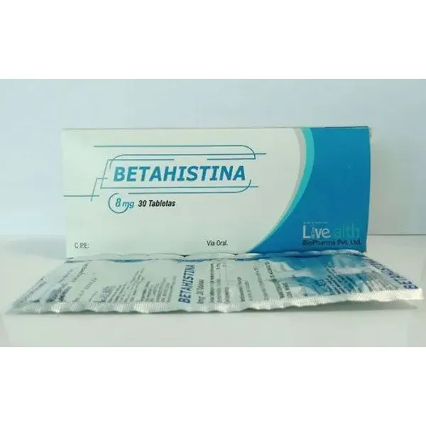 Betahistine Tablets 8 Mg 8 Mg in the NexCure Health pharmaceutical catalogue
