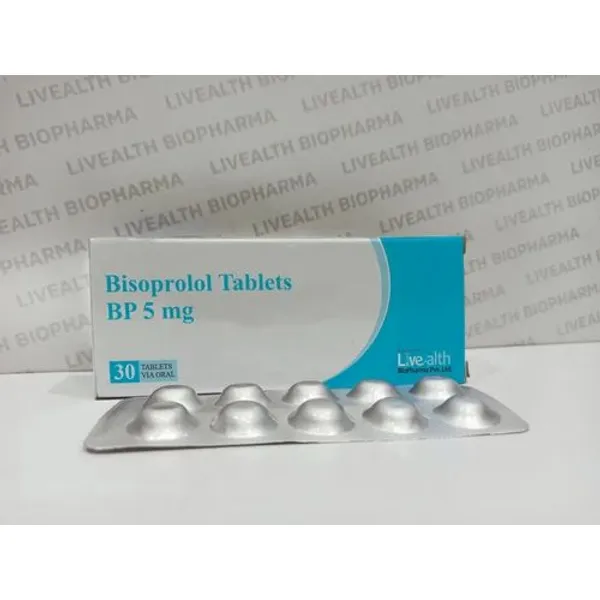 Bisoprolol Tablets BP 2.5 mg / 5mg 2.5 mg in the NexCure Health pharmaceutical catalogue