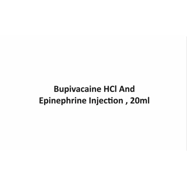 Bupivacaine HCl And Epinephrine Injection pharmaceutical product details from NexCure Health