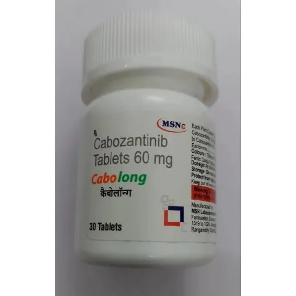 Cabozantinib 60 Mg Tablet 60 Mg in the NexCure Health pharmaceutical catalogue