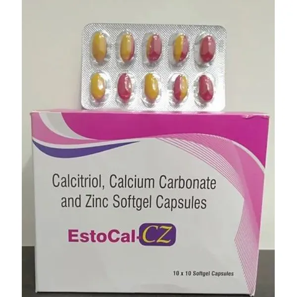 Calcium Carbonate Calcitriol Zinc Softgel Capsules in the NexCure Health pharmaceutical catalogue