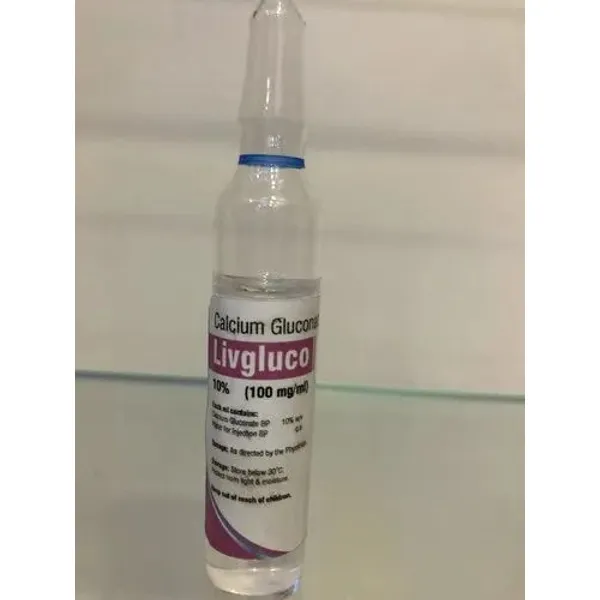 Calcium Gluconate Injection 100 mg 100 mg pharmaceutical product details from NexCure Health