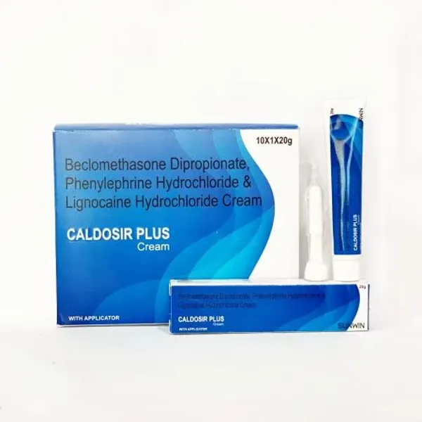 Caldosir Plus Beclomethasone Dipropionate & Lignocaine Hydrochloride Cream in the NexCure Health pharmaceutical catalogue