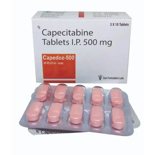 Capecitabine 500 Mg Tablet 500 Mg in the NexCure Health pharmaceutical catalogue
