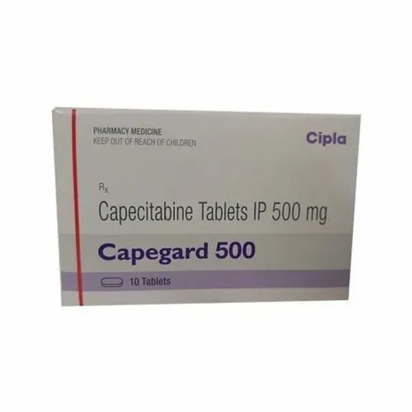 Capecitabine 500mg Tablet 500mg in the NexCure Health pharmaceutical catalogue