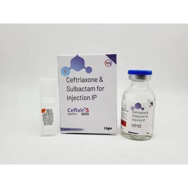 Ceftriaxone & Sulbactam 1.5gm Injection 1.5g in the NexCure Health pharmaceutical catalogue