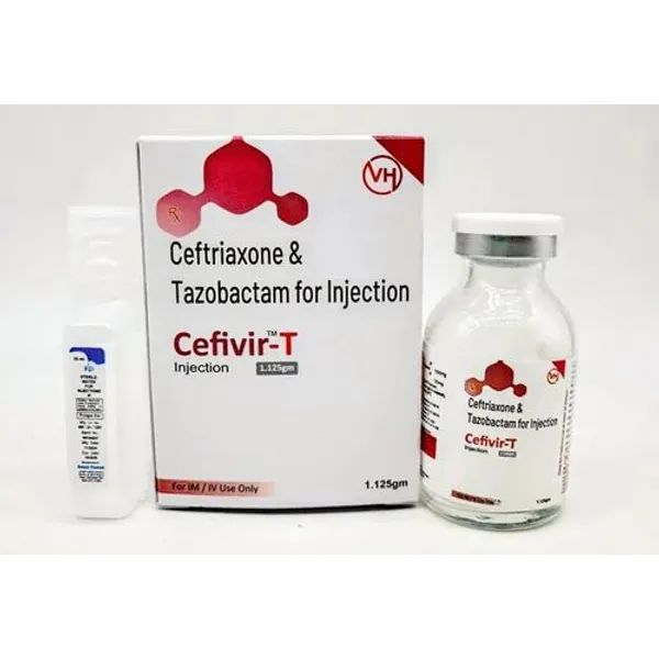 Ceftriaxone & Tazobactam 1.125 Injection in the NexCure Health pharmaceutical catalogue