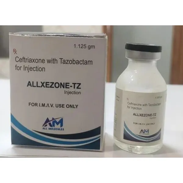 Ceftriaxone Tazobactam Injection 1.125 G 1.125 g pharmaceutical product details from NexCure Health
