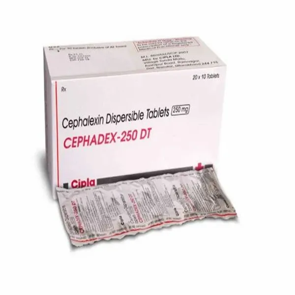 Cephadex 250MG(Cephalexin Tab) 250MG pharmaceutical product details from NexCure Health